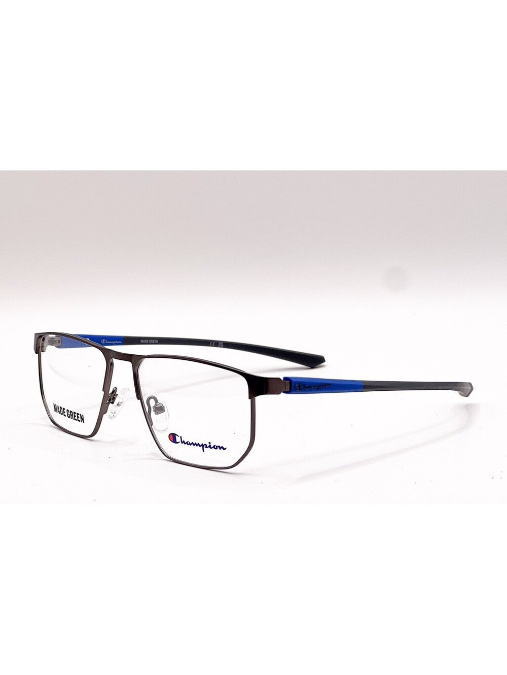 Champion REVEL300 C02 Navy Gunmetal Rectangle Eyeglass Frames 51-15-130